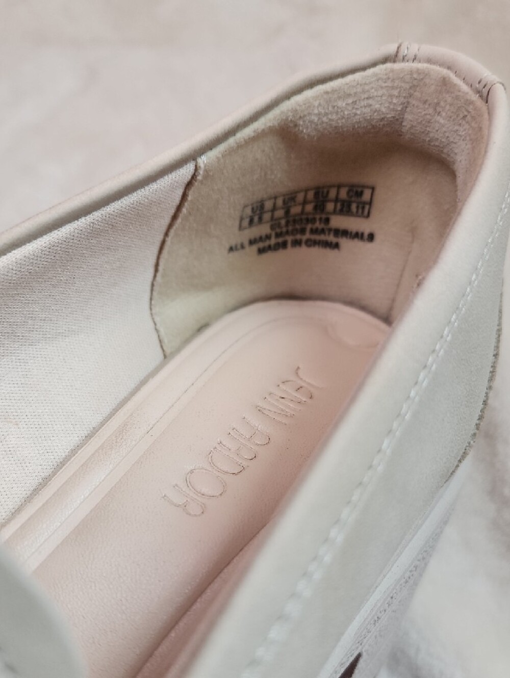 Chunky Cream Suede Loafers - Picture 9 of 10